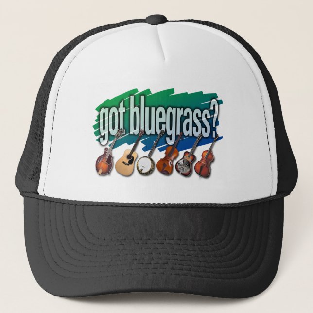 "Got Bluegrass?" Trucker Hat (Front)