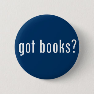 got books? 2 inch round button