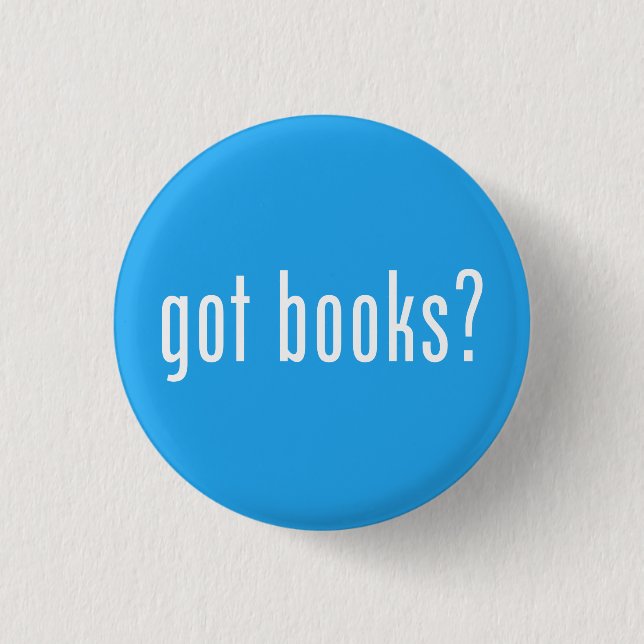 got books? Pin (Front)