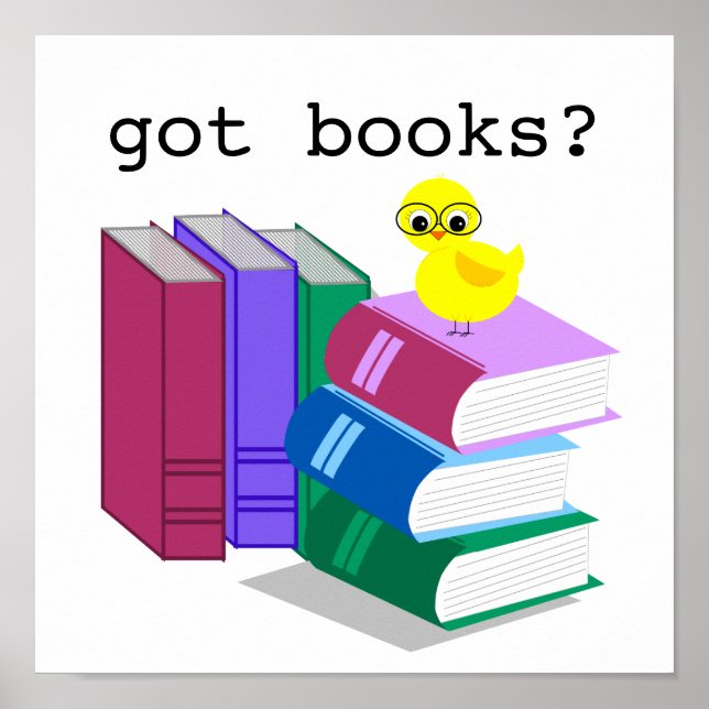 Got Books Reading Poster (Front)