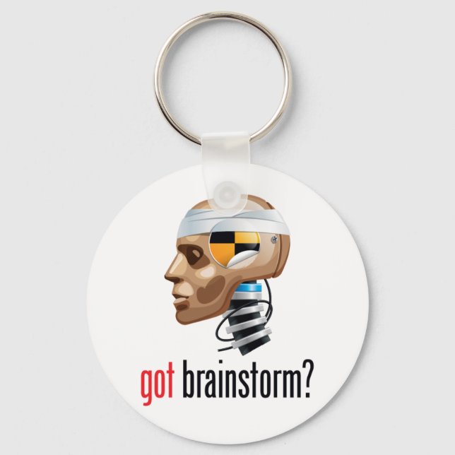 got brainstorm? keychain (Front)