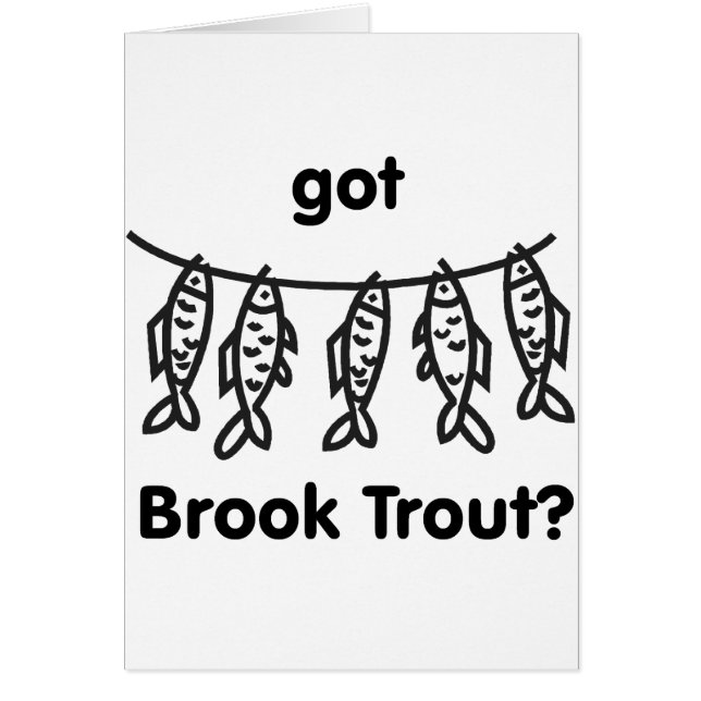 got brook trout (Front)