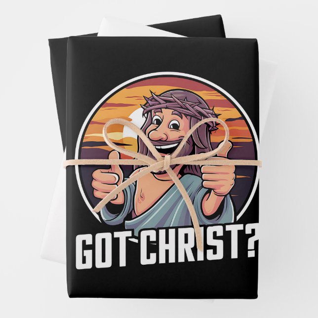 Got Buddy a Christ Christmas Jesus Religious  Wrapping Paper Sheet (In situ)