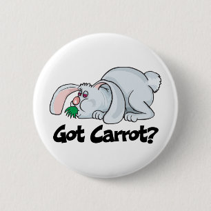 Got Carrot 2 Inch Round Button
