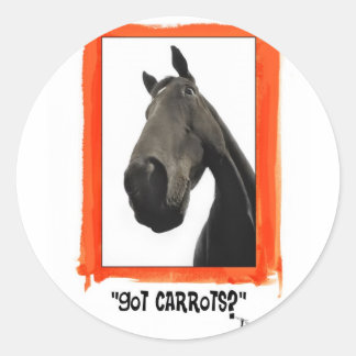 Got Carrots Classic Round Sticker