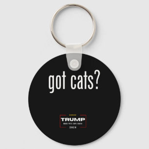 Got Cats Eating The Dogs Cats - Trump Make Pets Sa Keychain