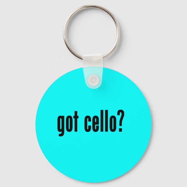 got cello? keychain (Front)