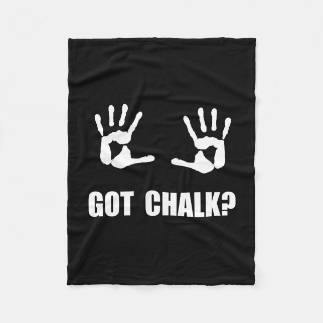 Got Chalk Fleece Blanket (Front)