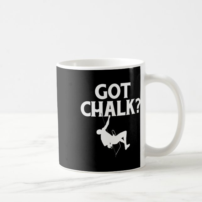 Got Chalk Tree Rock Climber  Coffee Mug (Right)