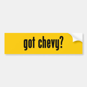 got chevy? bumper sticker