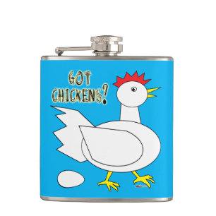 Got Chickens? Hip Flask