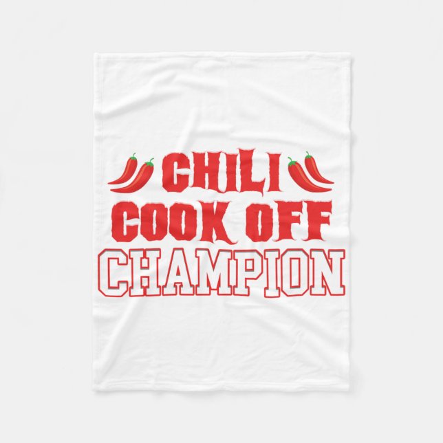 Got Chili Funny Bbq Cook Off  Fleece Blanket (Front)