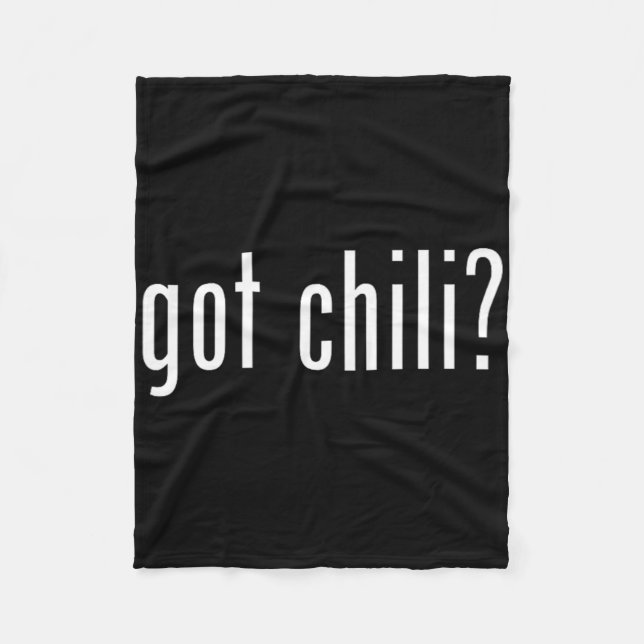 Got Chili Funny Bbq Cook Off  Fleece Blanket (Front)