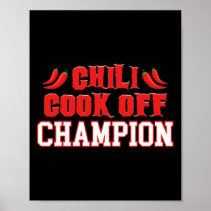 Got Chili Funny Bbq Cook Off Poster