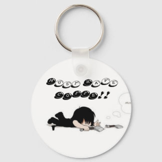 got cofee, Must Have COFFE!! Keychain