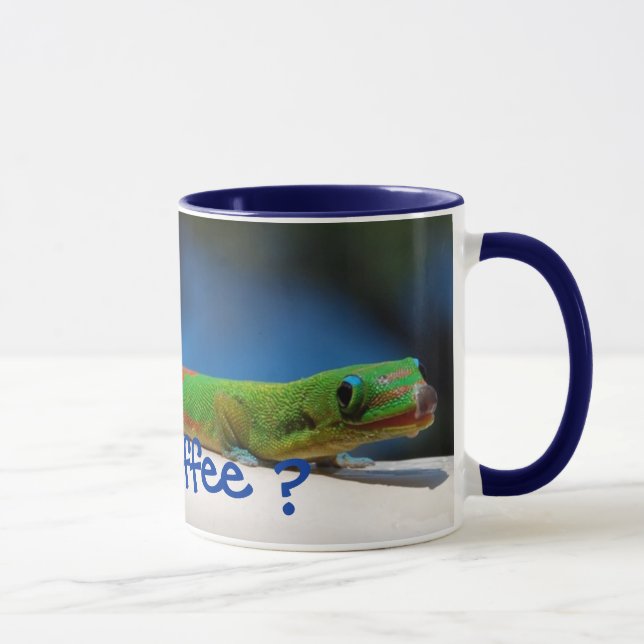 Got coffee? Gecko mug (Right)