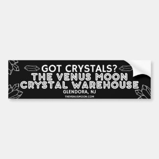 Got Crystals? (Black) Bumper Sticker