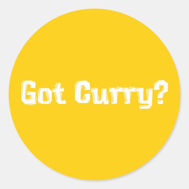 Got Curry Gifts Classic Round Sticker (Front)