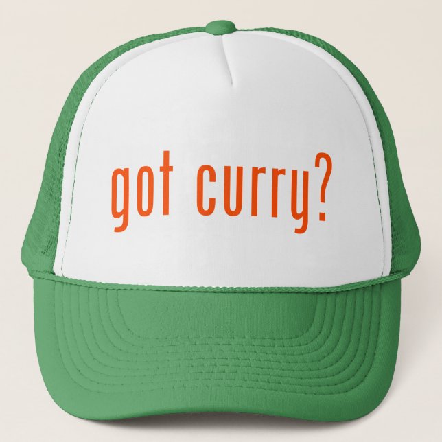 got curry? trucker hat (Front)