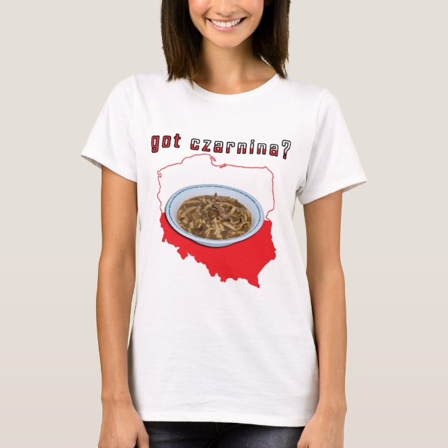 Got Czarnina Polish Map T-Shirt (Front)