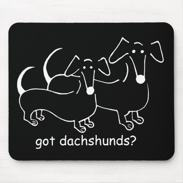 got dachshunds #2 mousepad (Front)