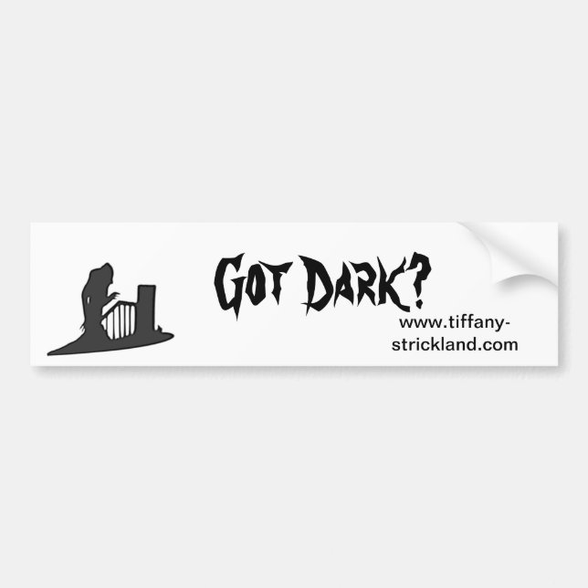 got dark bumpersticker bumper sticker (Front)