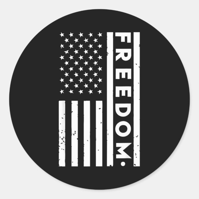 Got Dom Tee Usa Flag For Women And Men Life  Classic Round Sticker (Front)