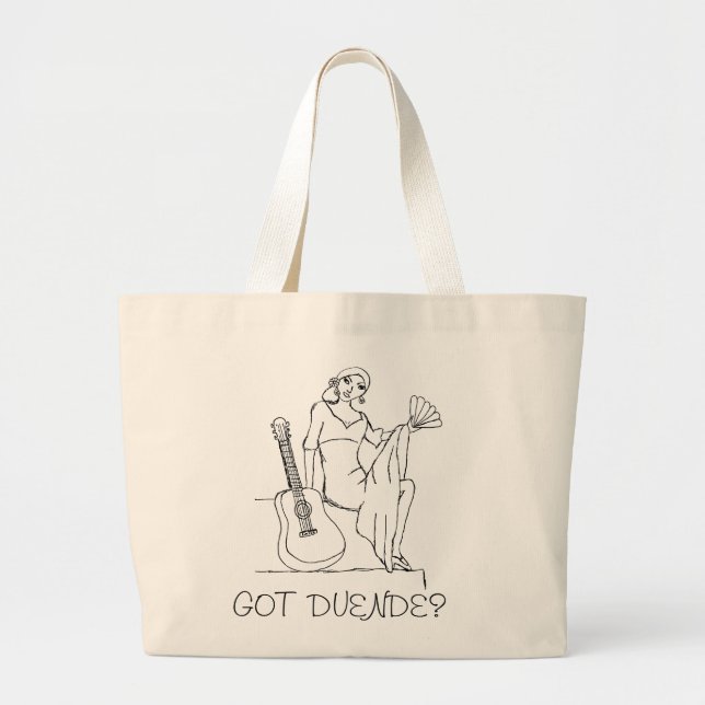 Got Duende? Large Tote Bag (Front)