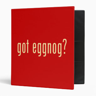 got eggnog? binder