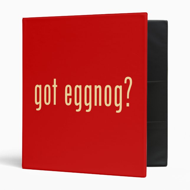 got eggnog? binder (Front/Inside)