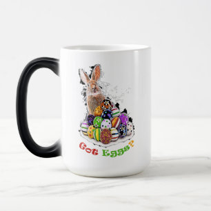 Got Eggs? Funny Easter Bunny Eggs Magic Mug