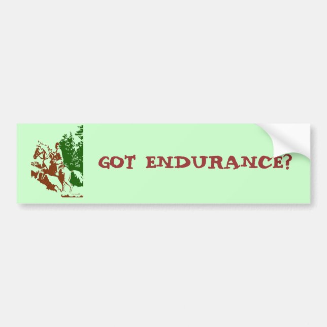 Got Endurance?Bumper Sticker (Front)