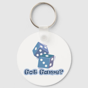 Got Game? dice Keychain