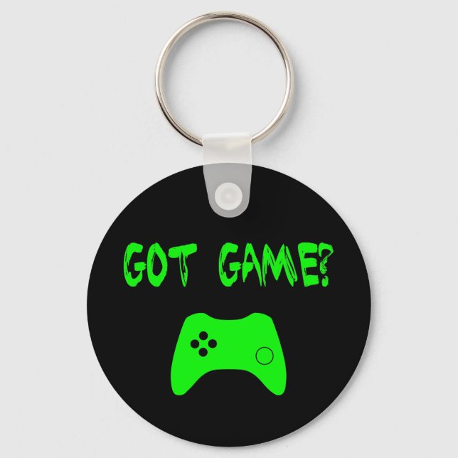 Got Game?  Funny Gamer Keychain (Front)