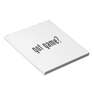 got game? notepad
