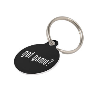 got game? pet tag