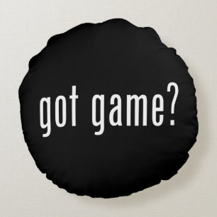 got game? round pillow