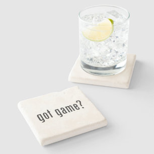 got game? stone coaster
