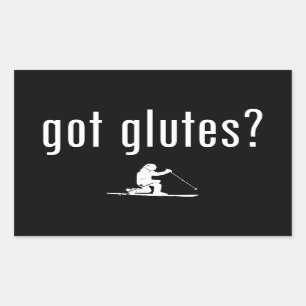Got Glutes Telemark Skiing Sticker