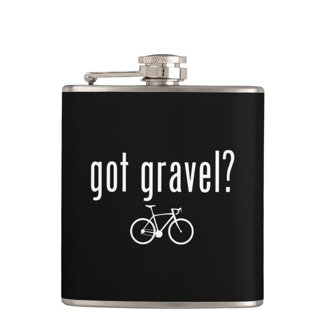 Got Gravel Cycling Hip Flask (Front)