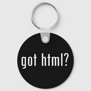 got html? keychain
