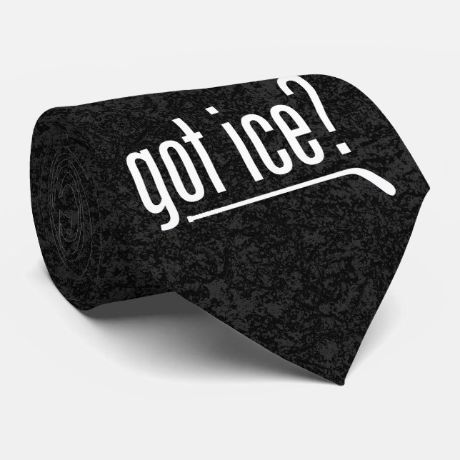 got ice? (hockey) neck tie (Rolled)