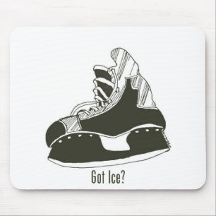 Got Ice? Hockey Skate Mousepad