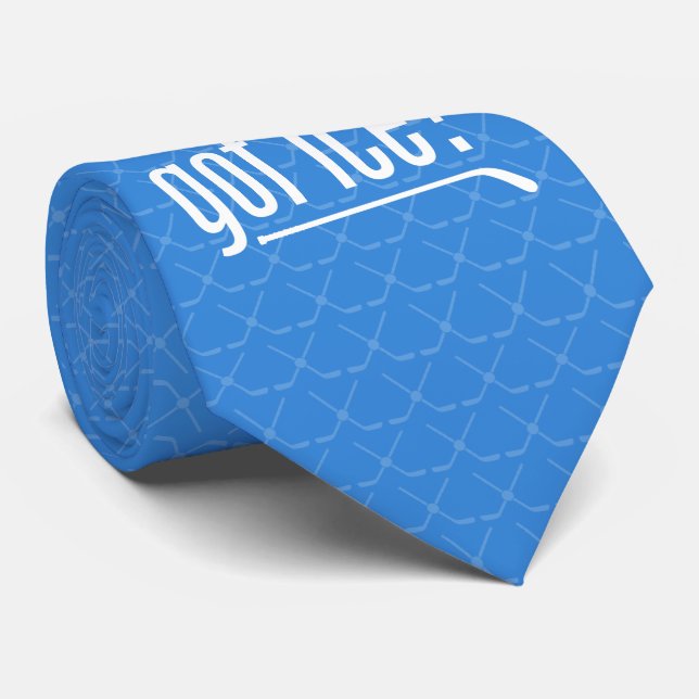 got ice? (hockey) tie (Rolled)