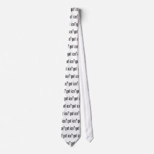 got ice? tie
