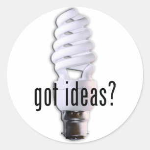 Got Ideas? Classic Round Sticker