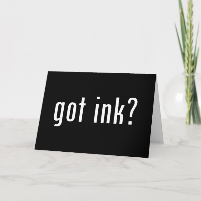 got ink? card (Front)