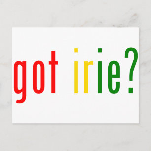 got irie? postcard