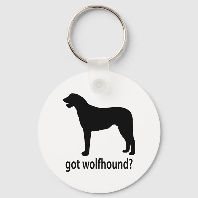 Got Irish Wolfhound Keychain (Front)