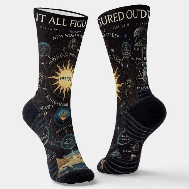 GOT IT ALL FIGURED OUT SOCKS (Angled)